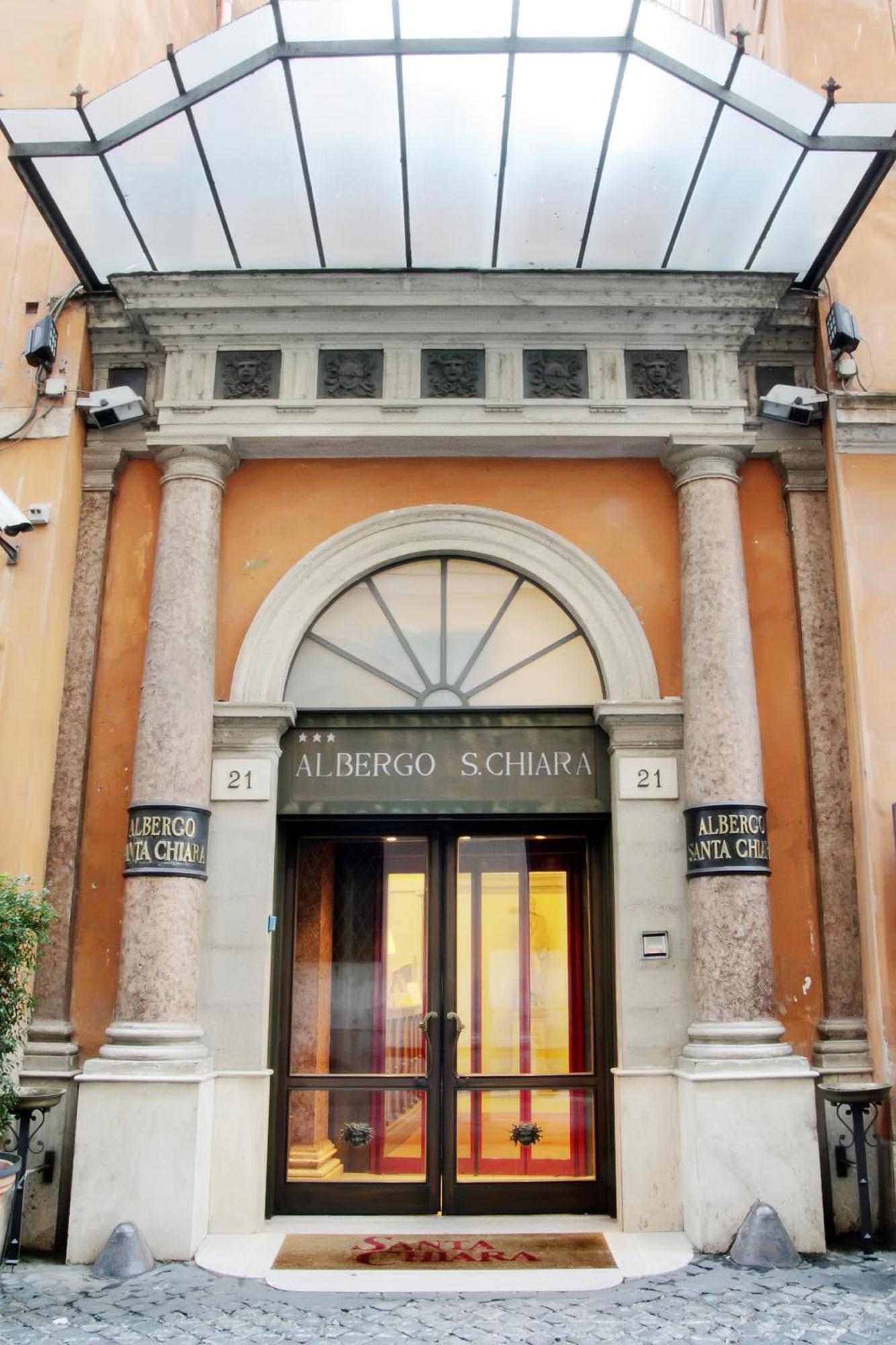 Hotel Albergo Santa Chiara Roma Esterno foto