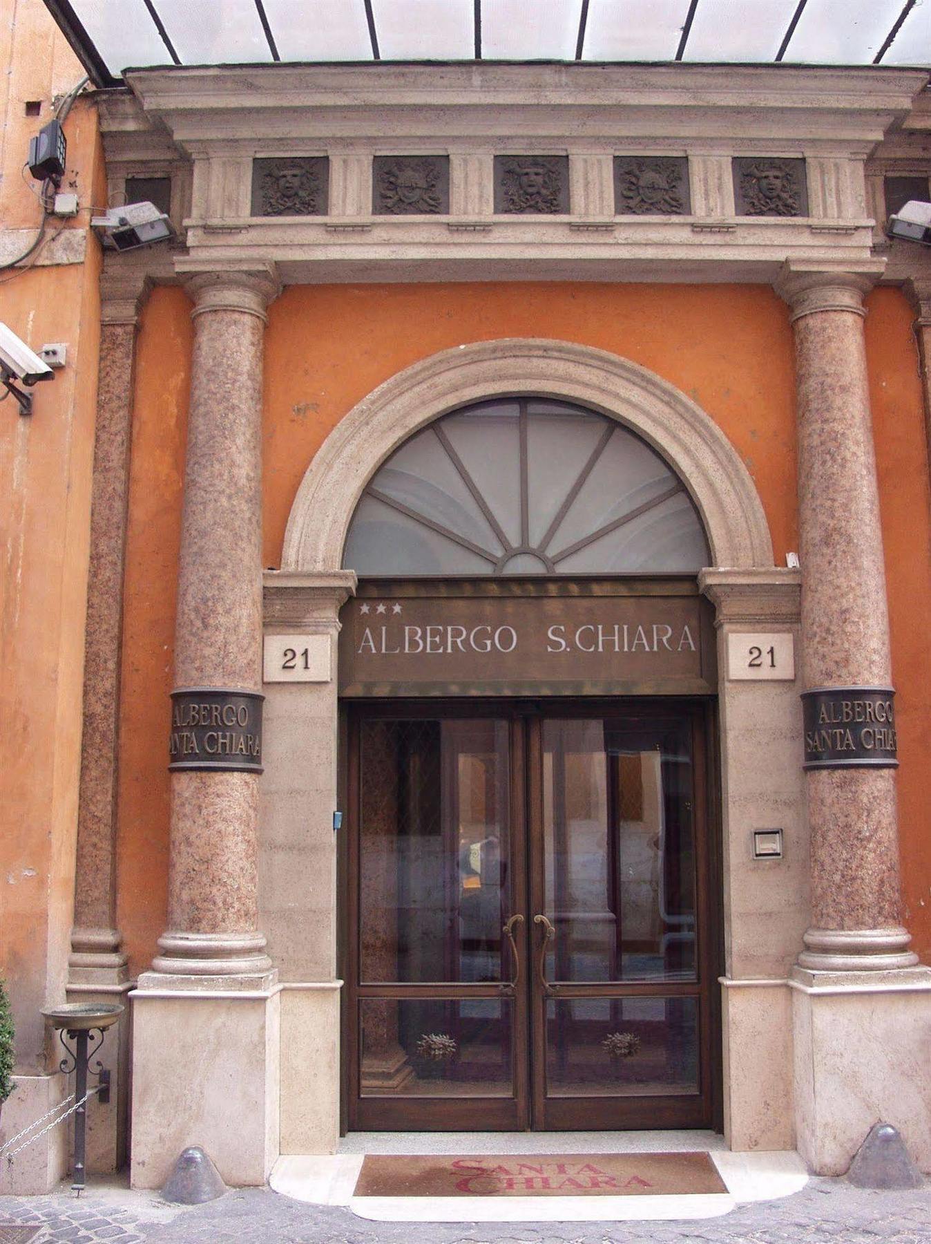 Hotel Albergo Santa Chiara Roma Esterno foto